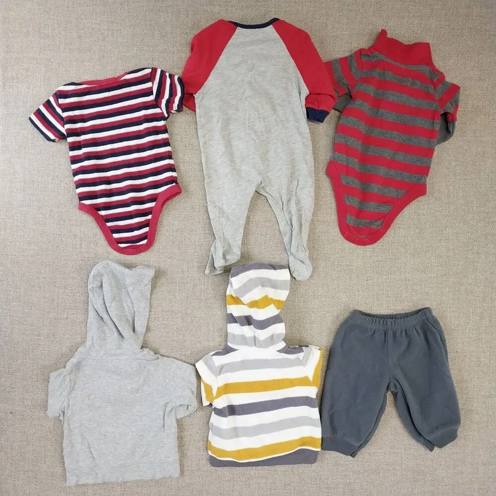 Baby Infant Boy Clothing Bundle Bodysuit Variety Of Colors 12 Pieces Newborn #10